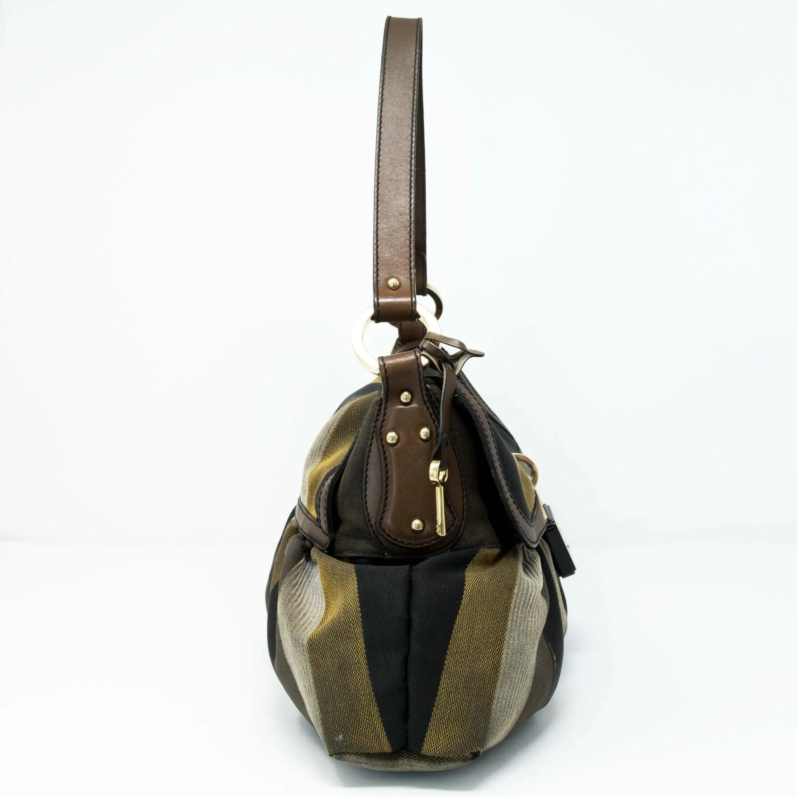 Fendi Multicolour Vintage Pequin Chef Bag