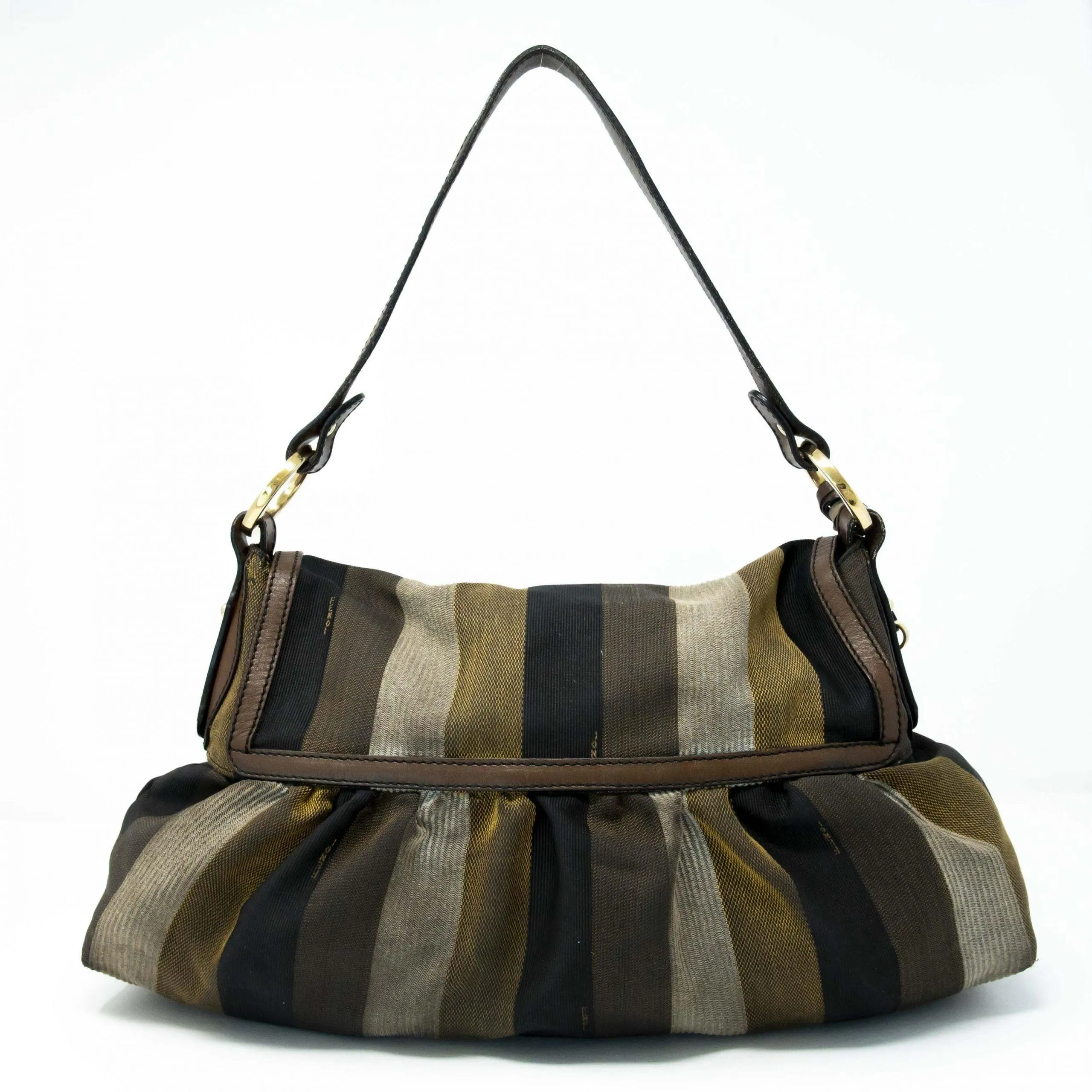 Fendi Multicolour Vintage Pequin Chef Bag