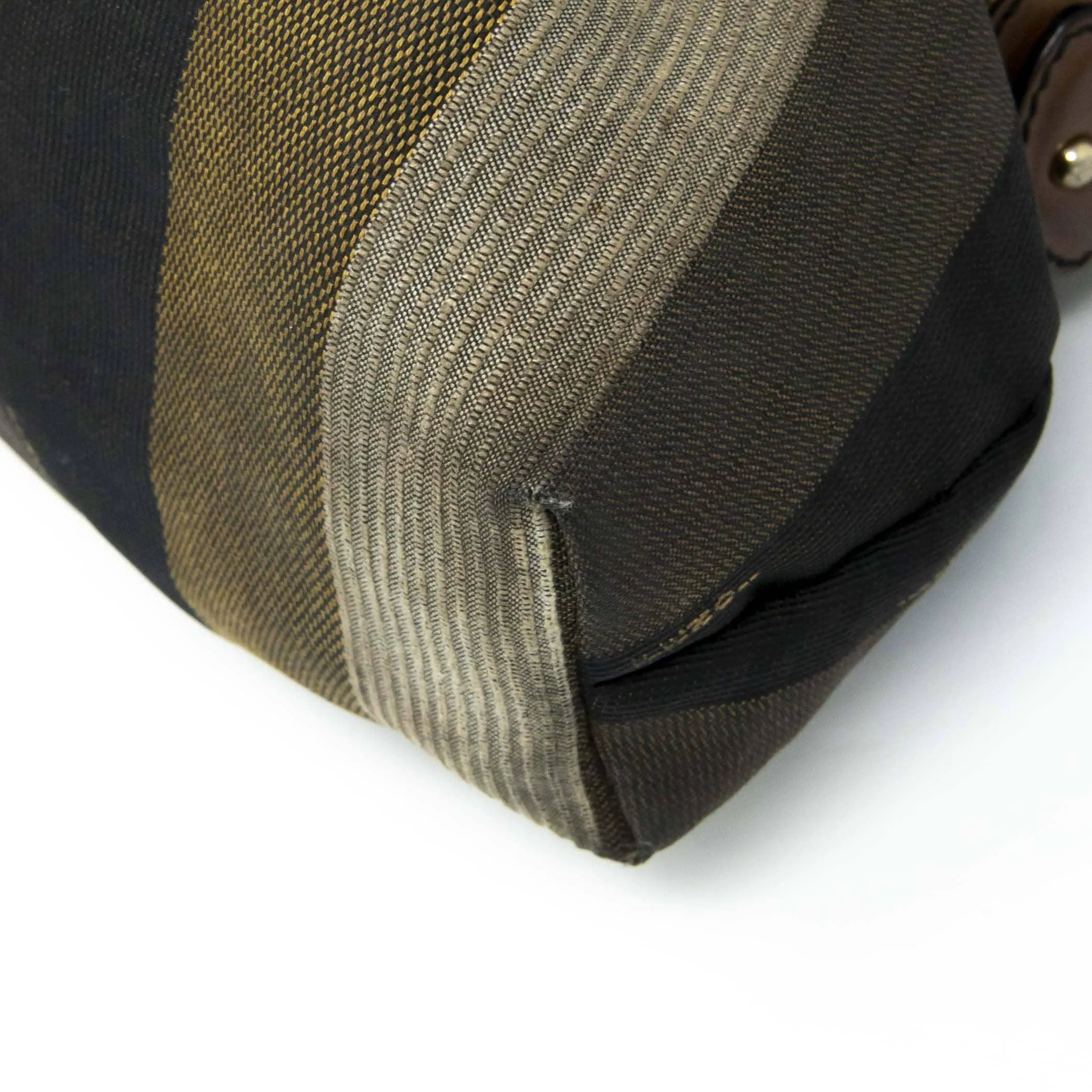 Fendi Multicolour Vintage Pequin Chef Bag