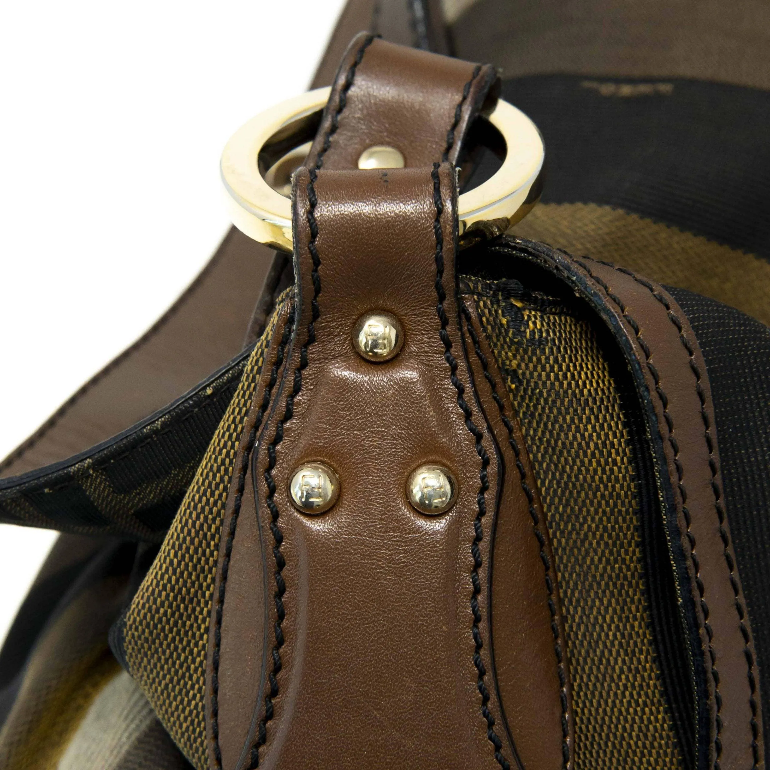 Fendi Multicolour Vintage Pequin Chef Bag