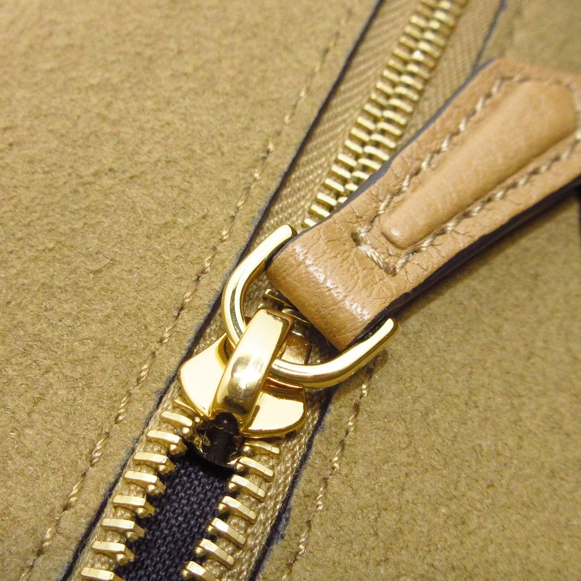 FENDI Shearling Selleria Baguette