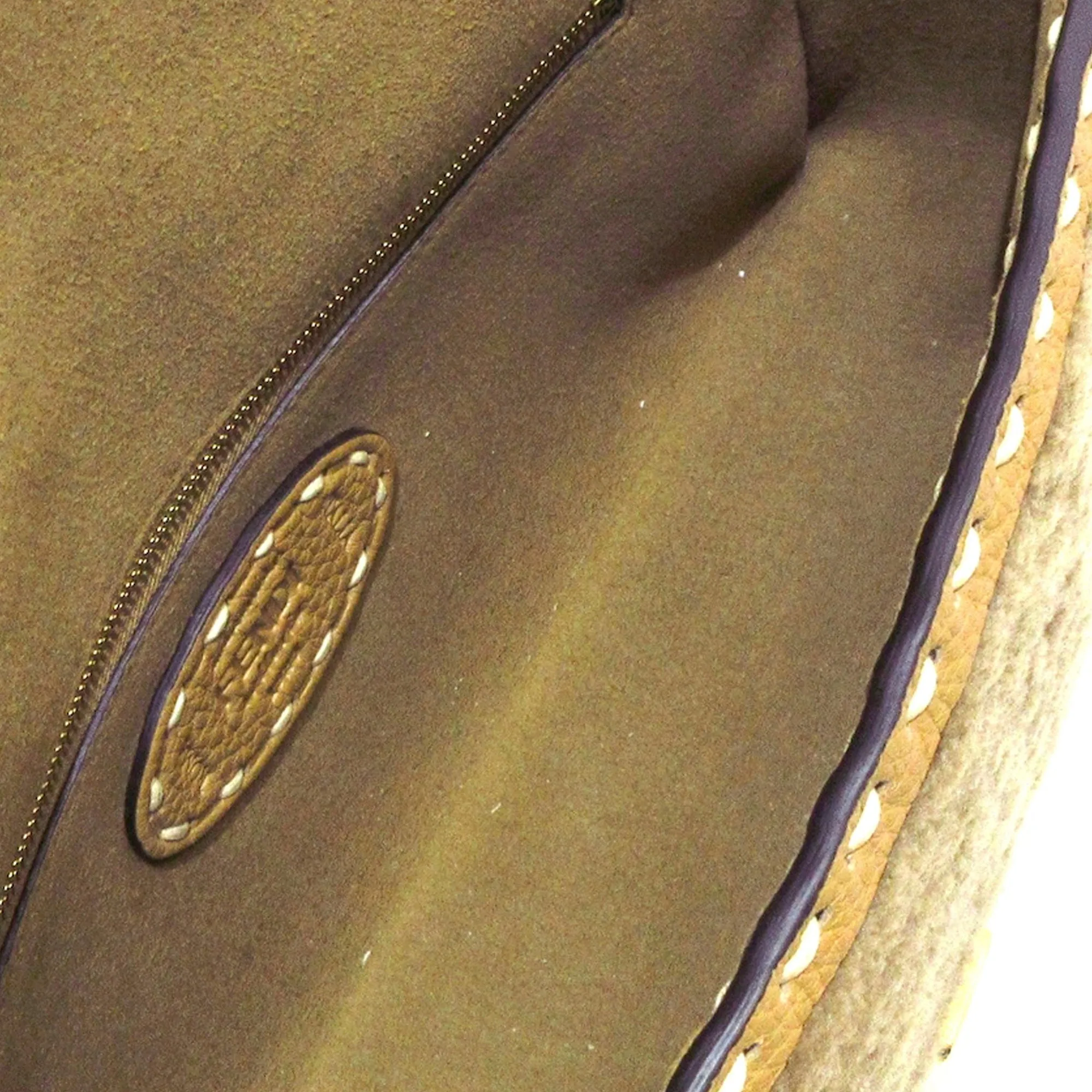 FENDI Shearling Selleria Baguette