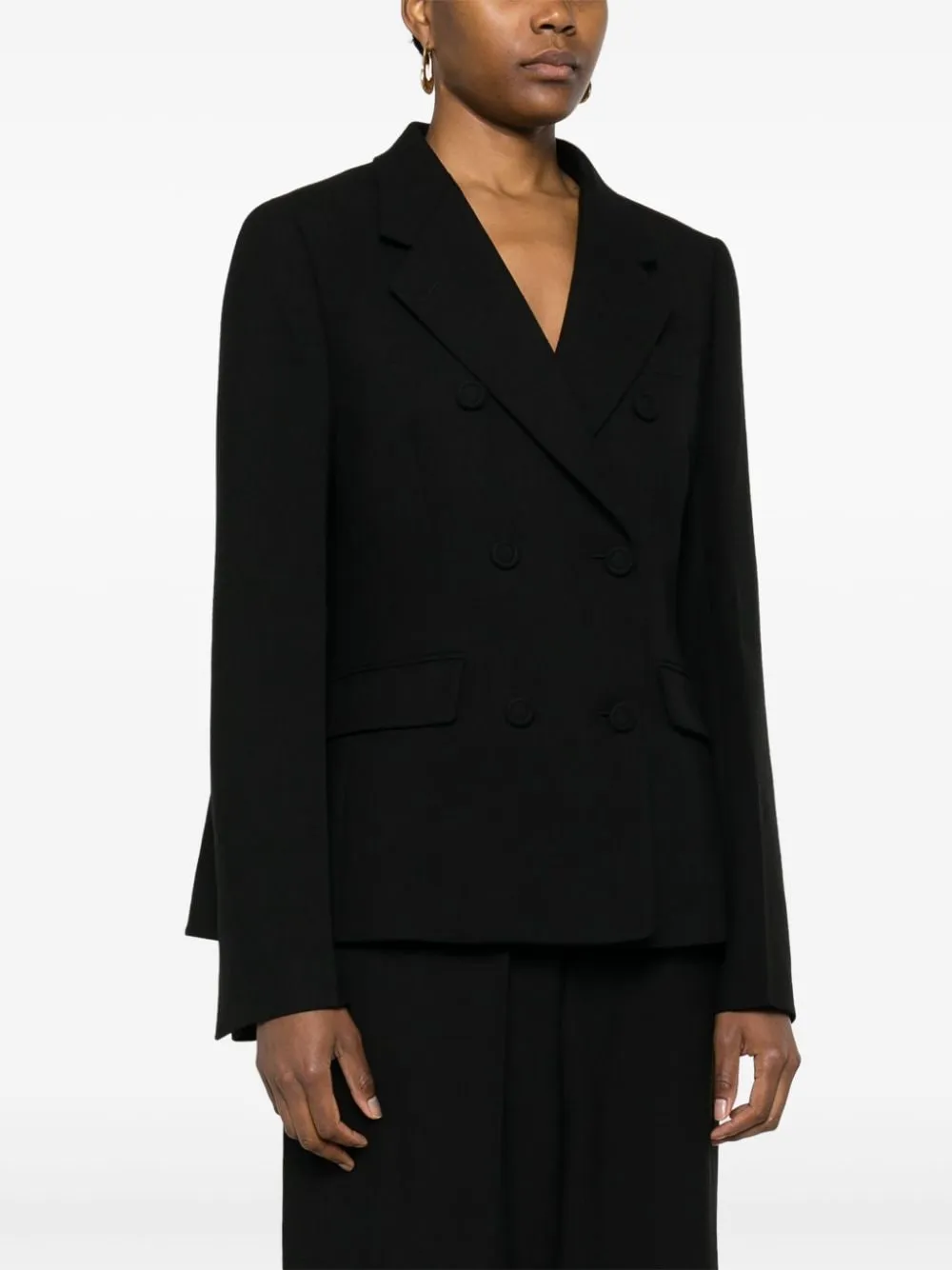 FENDI Wool Double-Breasted Blazer Jacket for Women
