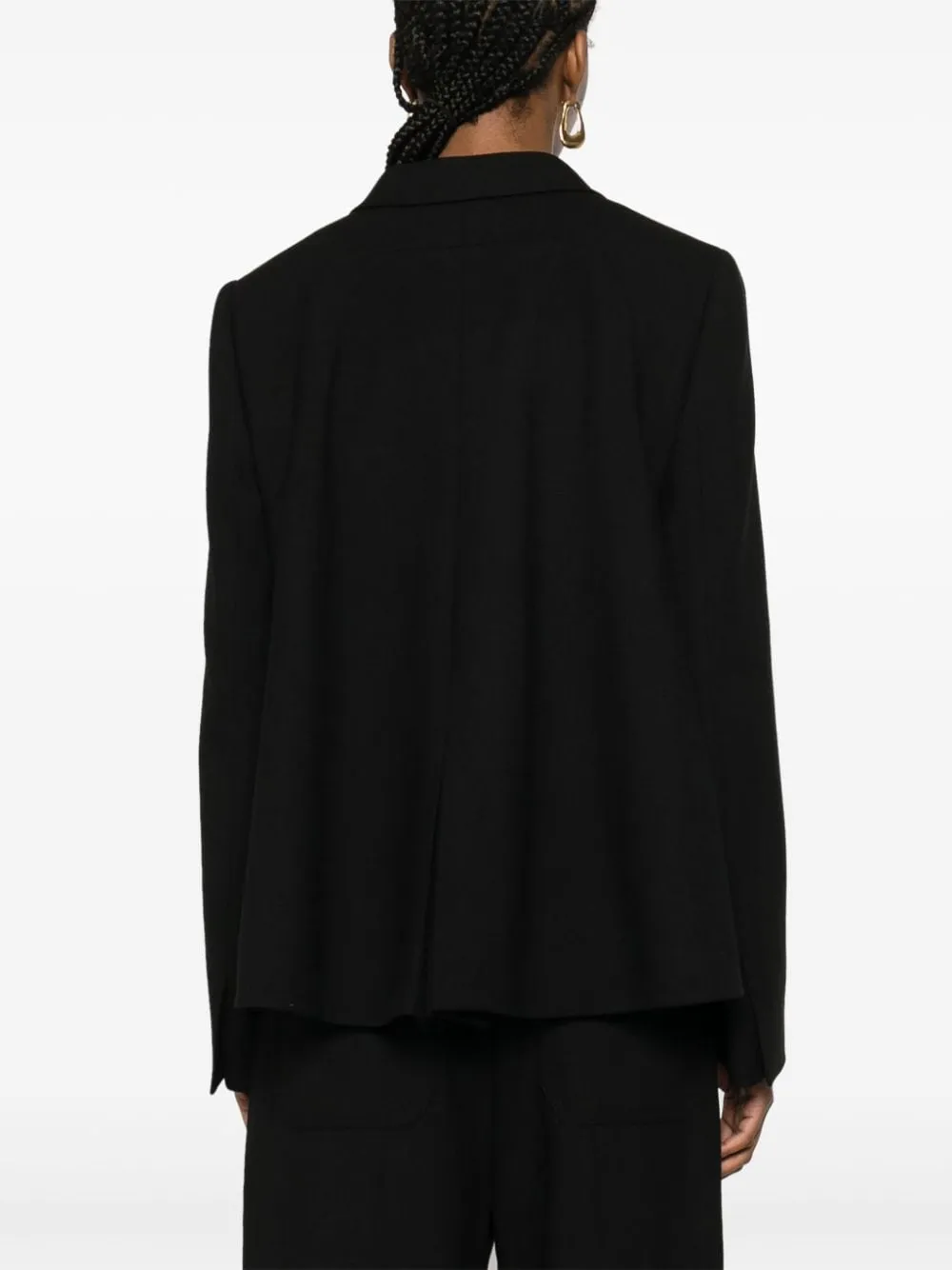 FENDI Wool Double-Breasted Blazer Jacket for Women