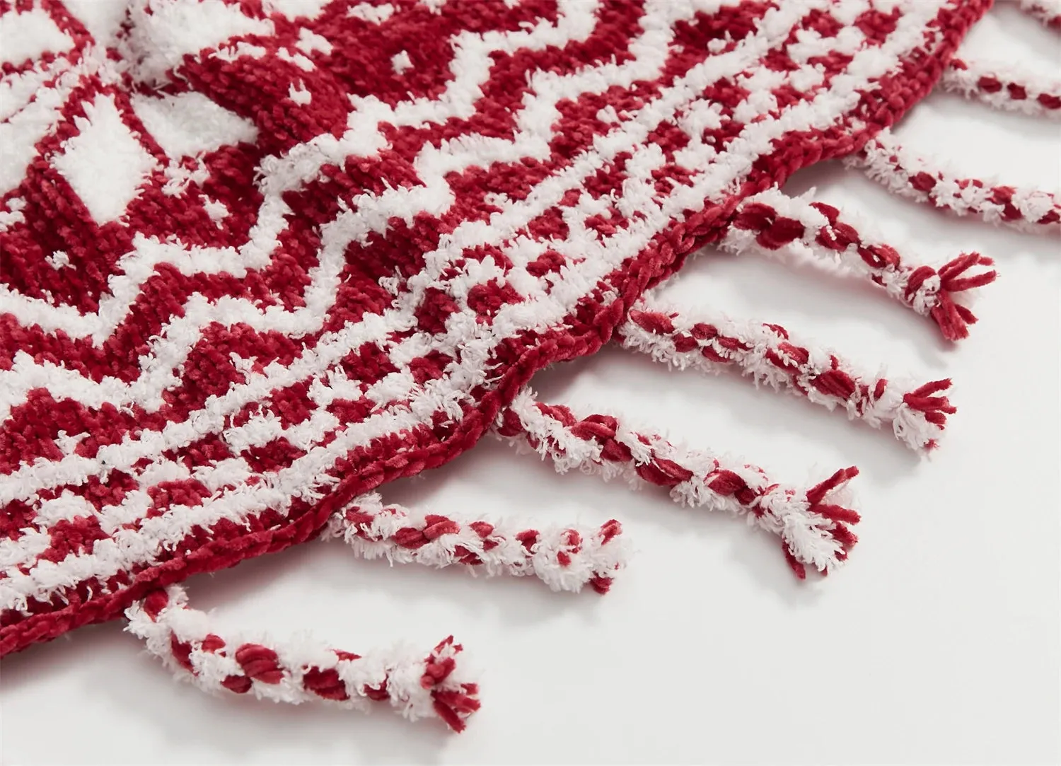 Festive Chunky Knit Christmas Blankets