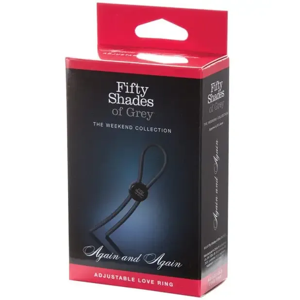 Fifty Shades Of Grey Again & Again Adjustable Love Ring