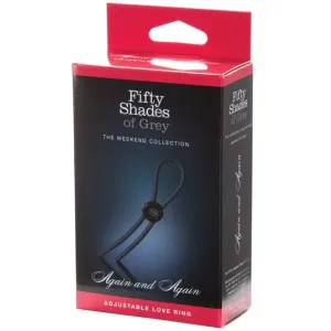 Fifty Shades Of Grey Again & Again Adjustable Love Ring