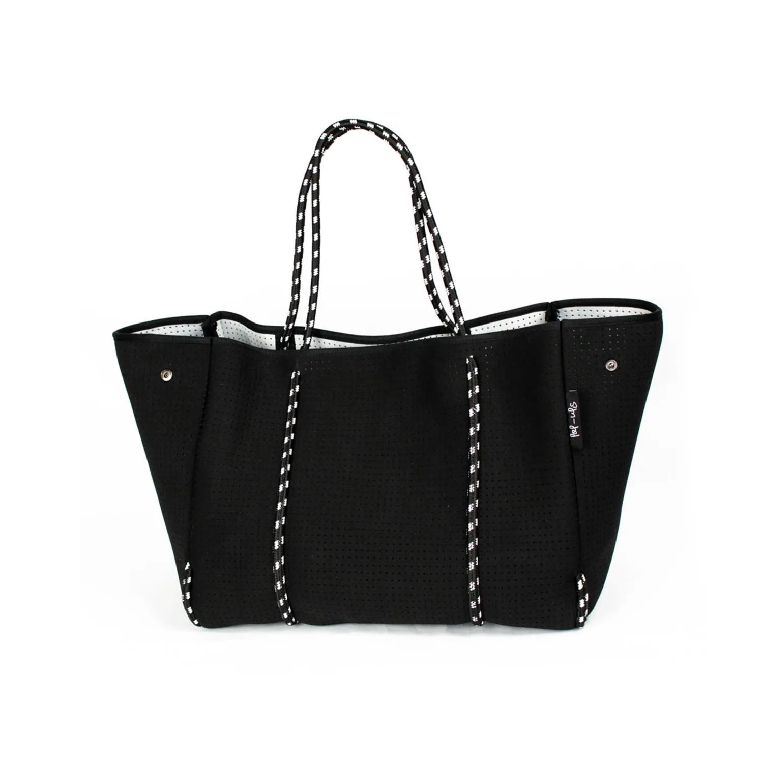 FLAP CROSSBODY   EVERYDAY TOTE - BLACK