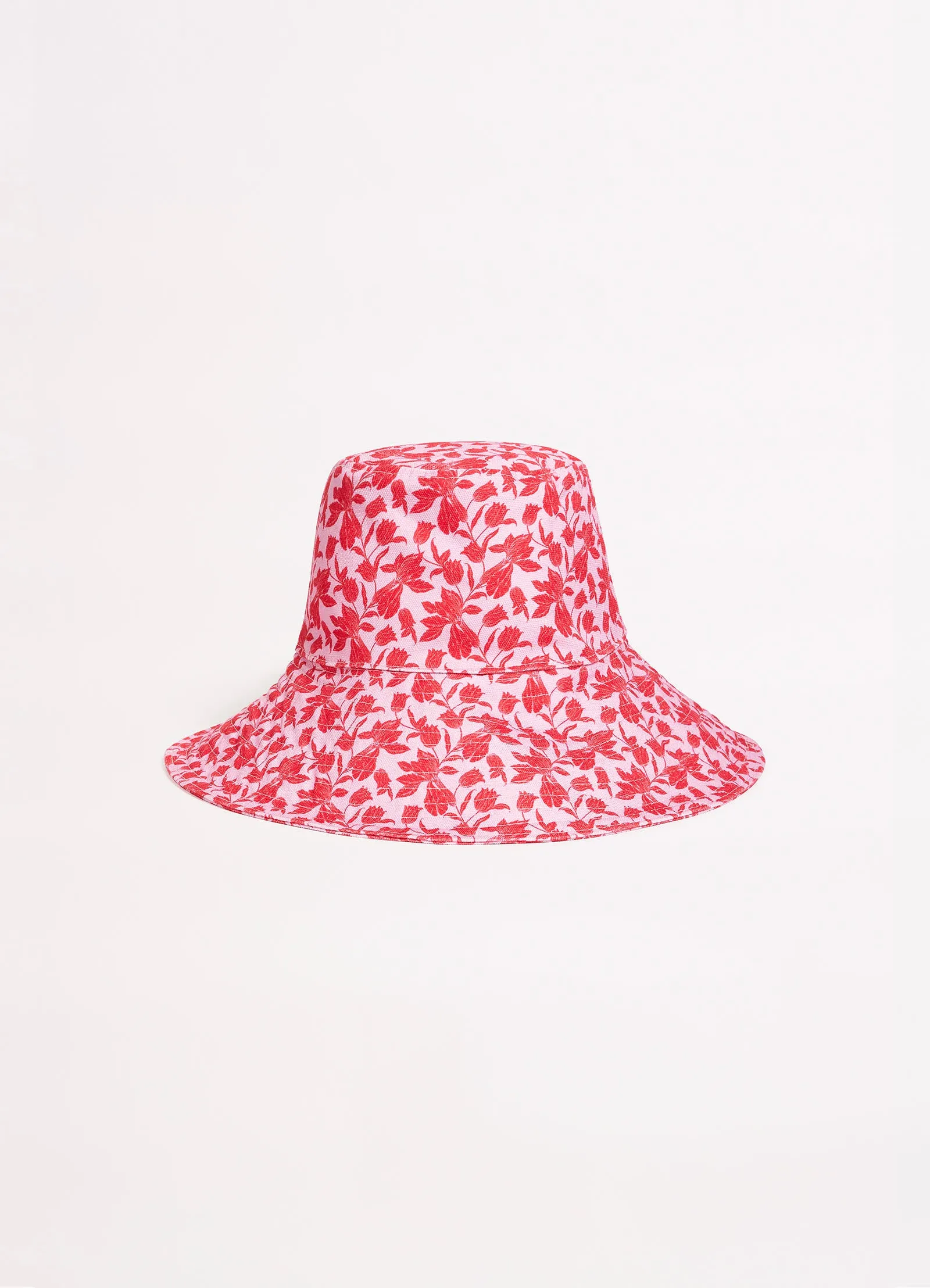 Fleur De Bloom Bucket Hat - Chilli