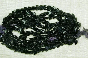 French Jet Nailheads, Rare V-Shape