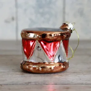 Glass Drum Decoration