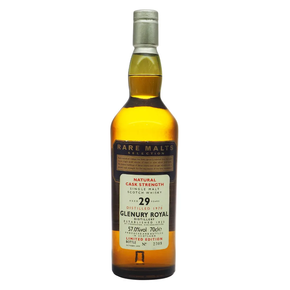 Glenury Royal 1970 29 Years Rare Malts Selections - Bottle No. 2309