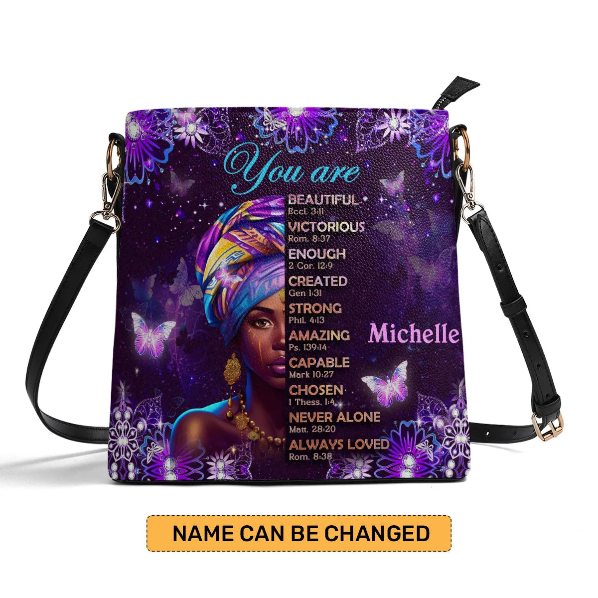 God Says You Are - Personalized Bucket Bag SBBD18LM1345D