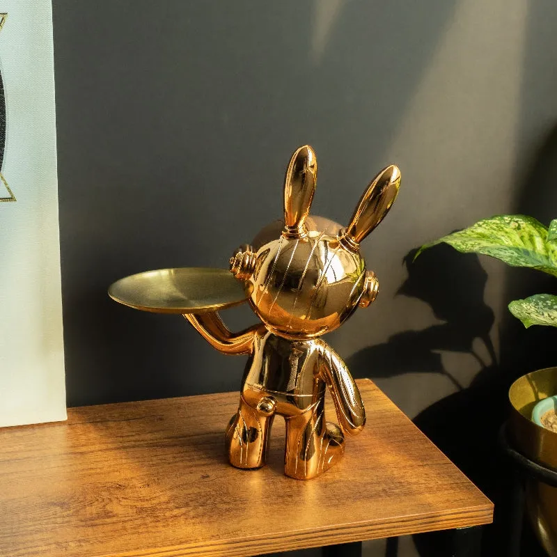 Gold Soul Bunny Sculpture