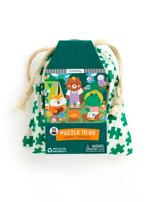 Happy Campers: 36 Piece Puzzle to Go