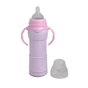 Hold Me With 2 Hands 240 ml Feeding Bottle Pink