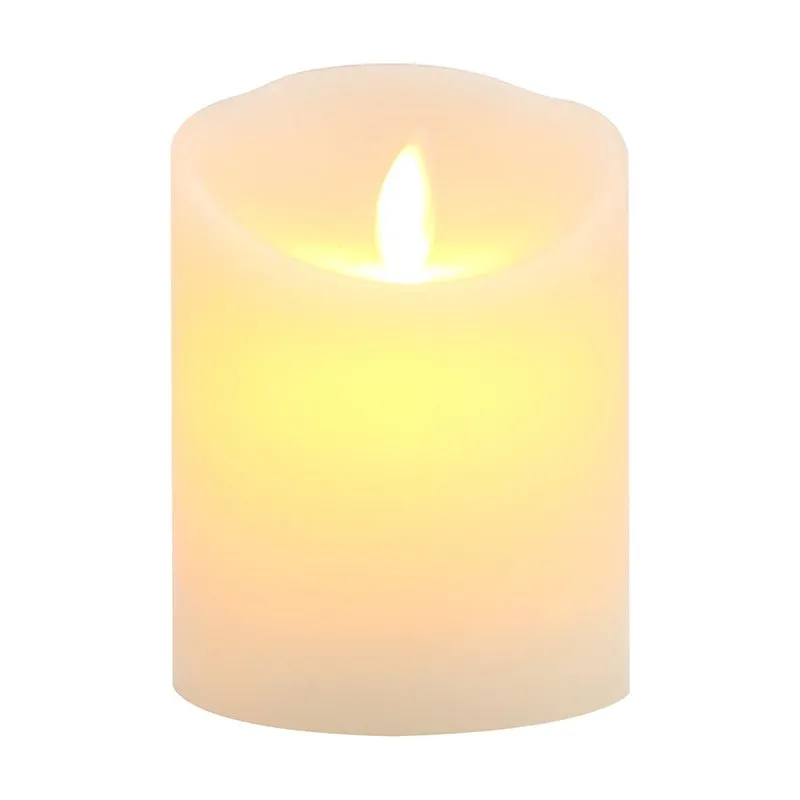 Ivory Flameless LED Pillar Candle