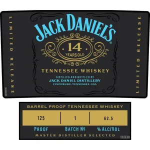 Jack Daniel’s 14 Year Old Tennessee Whiskey