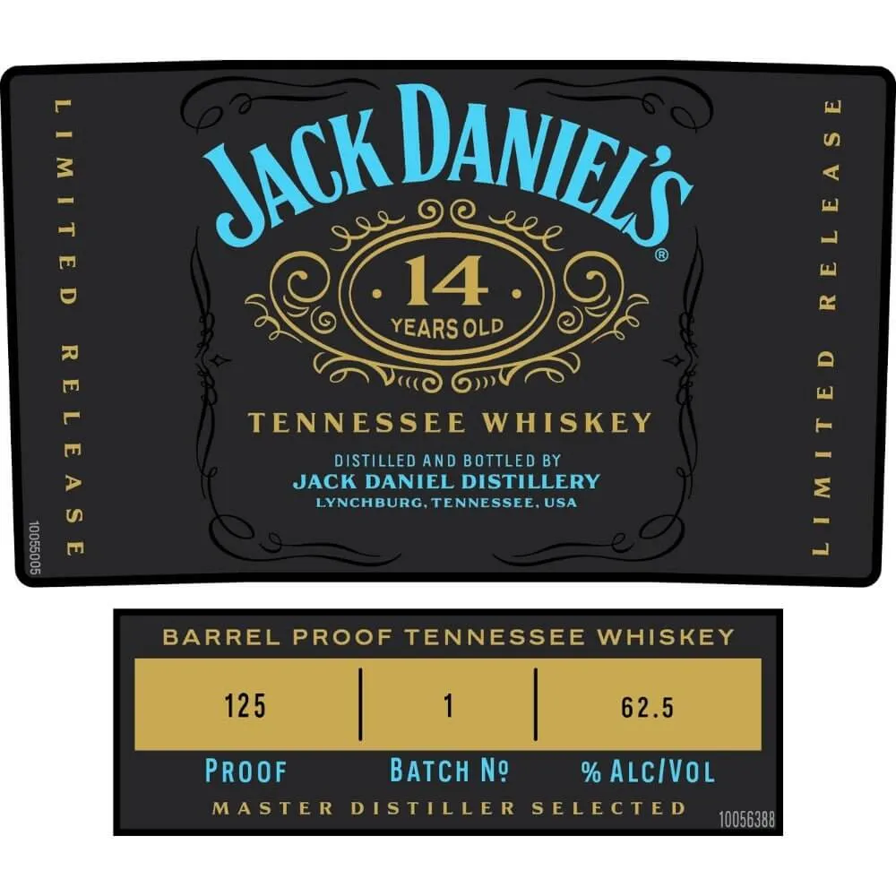Jack Daniel’s 14 Year Old Tennessee Whiskey
