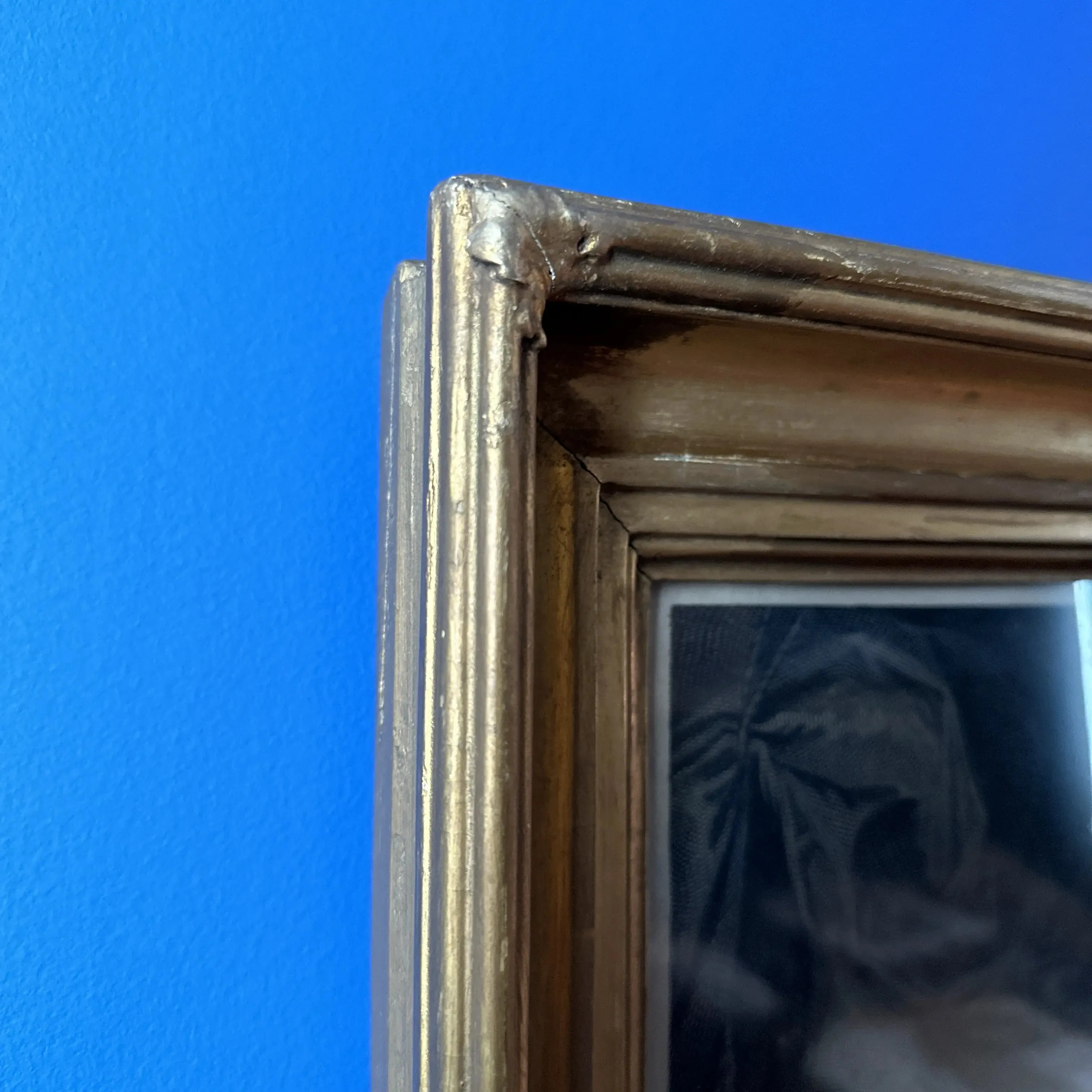 James Heath engraving of the George Washington Lansdowne Portrait — In an antique gold frame