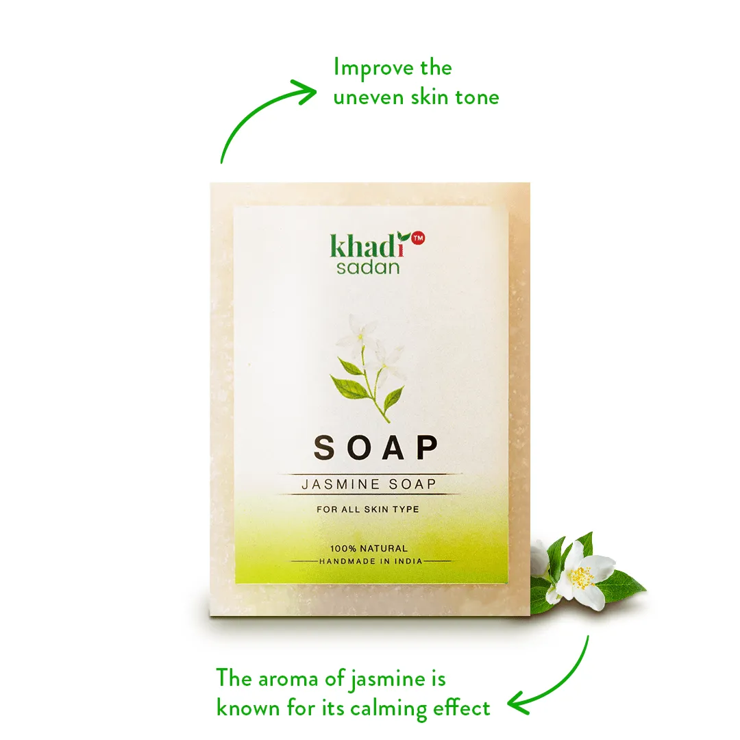 Jasmine Bliss: Luxurious Handmade Soap Bar