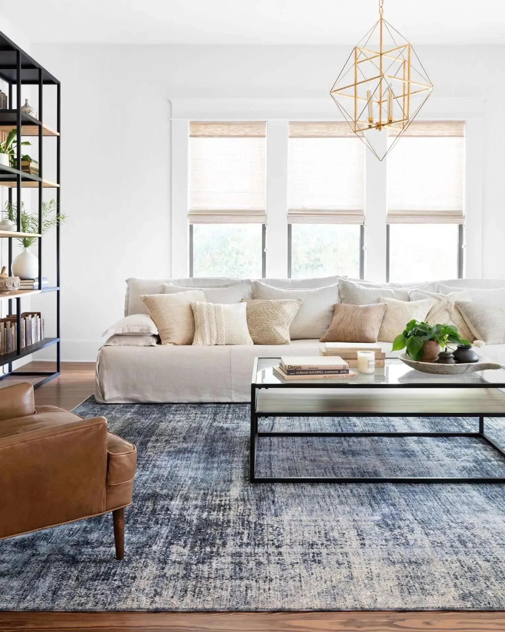 Kennedy by Magnolia Home KEN-01 Denim/Denim Rug