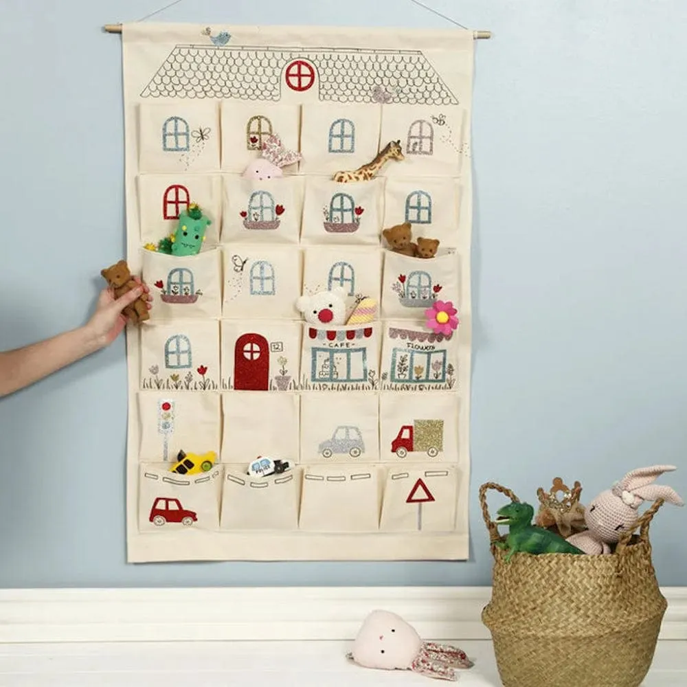 Large Cotton Pocket Advent Calendar
