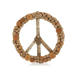 Layered Peace Wreath