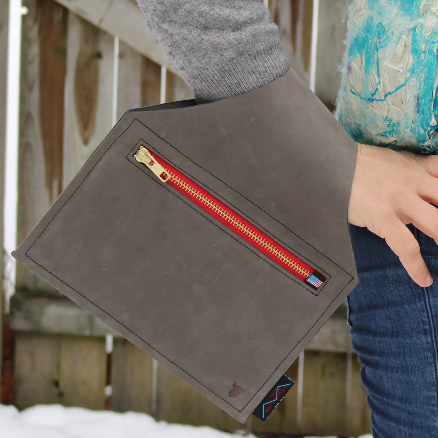 Leather Belt Bag/Wristlet