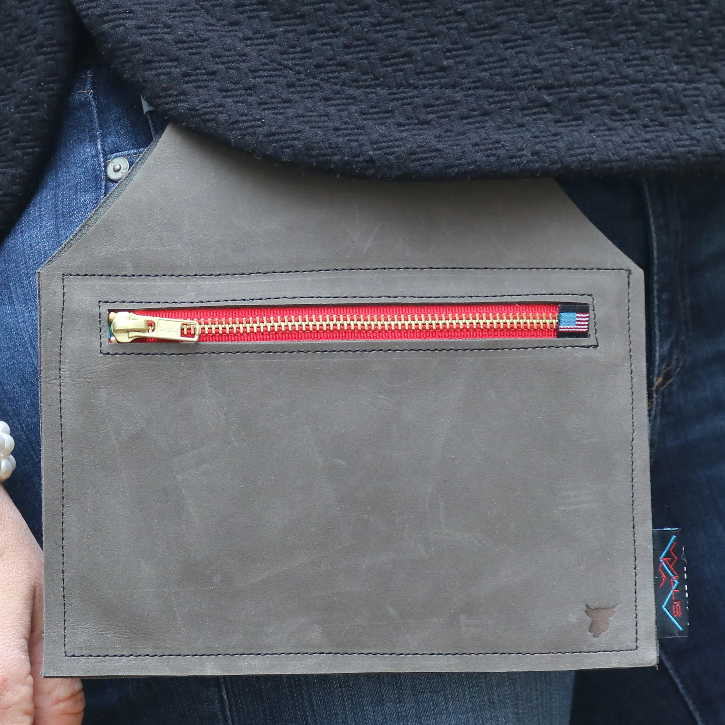 Leather Belt Bag/Wristlet