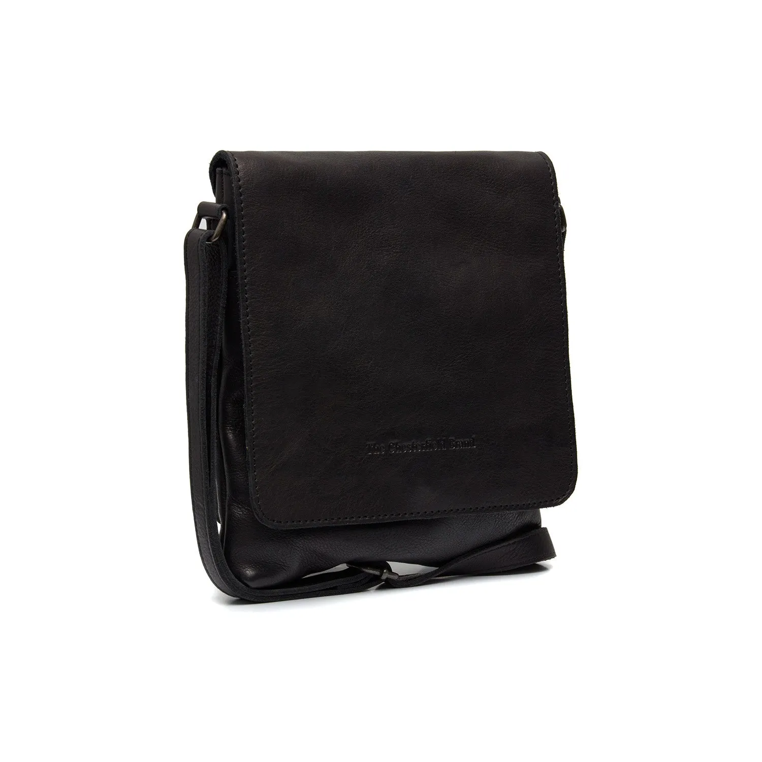 Leather Shoulder Bag Black Duncan