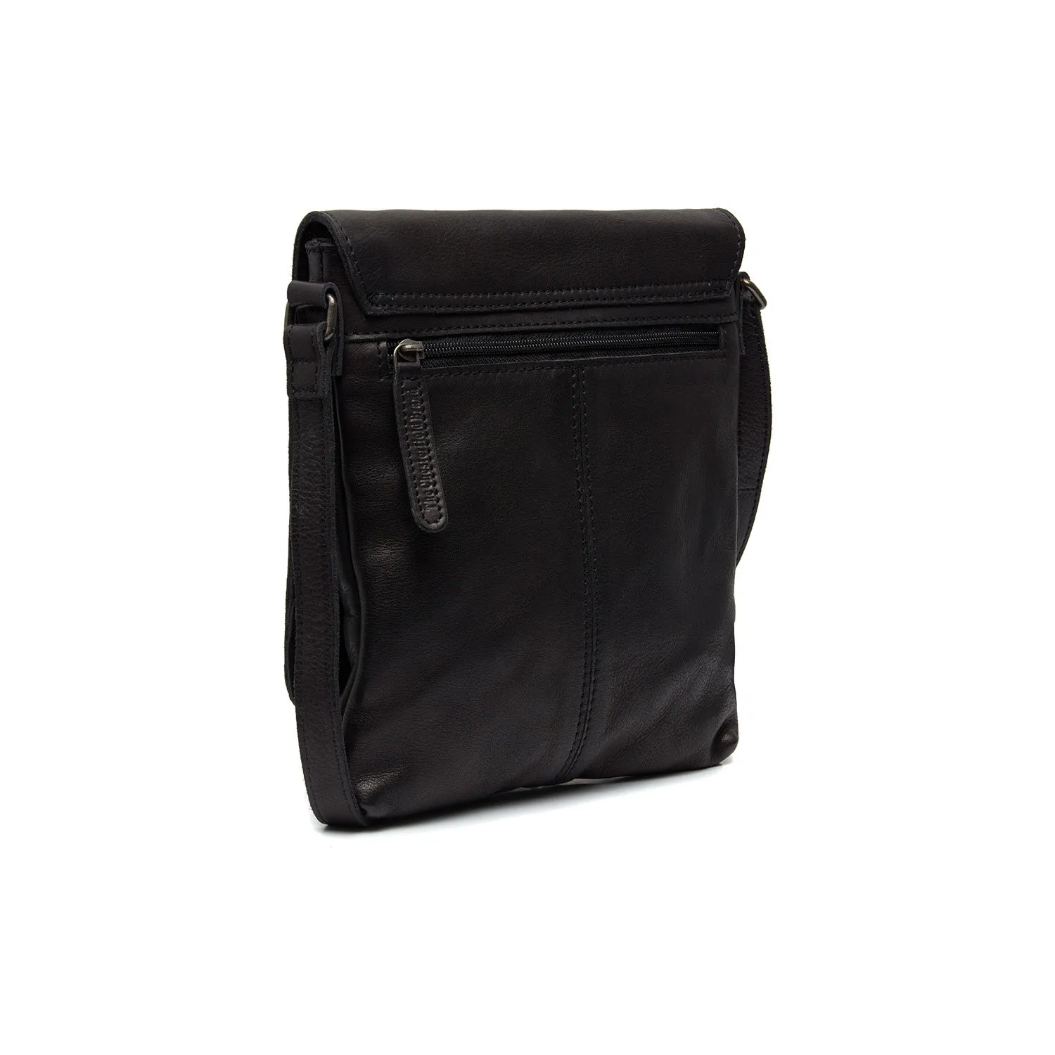 Leather Shoulder Bag Black Duncan