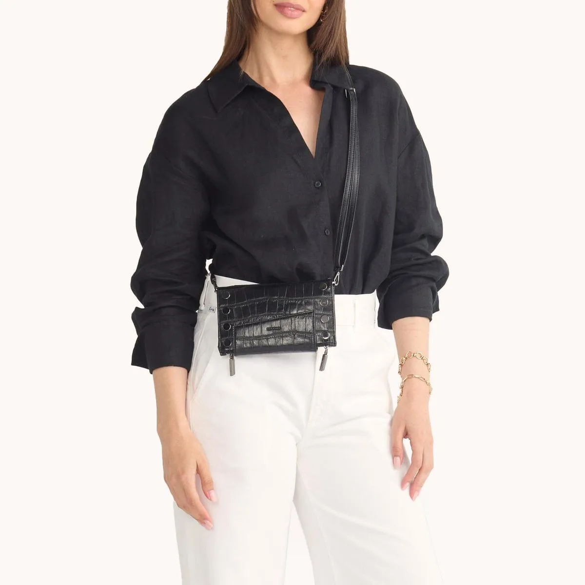 LEVY - Evening Crocco/Gunmetal