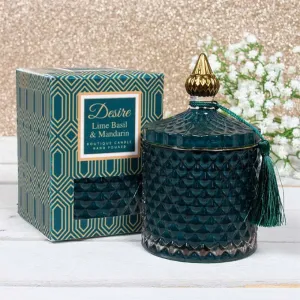 Lime, Basil & Mandarin Soy Candle Jar