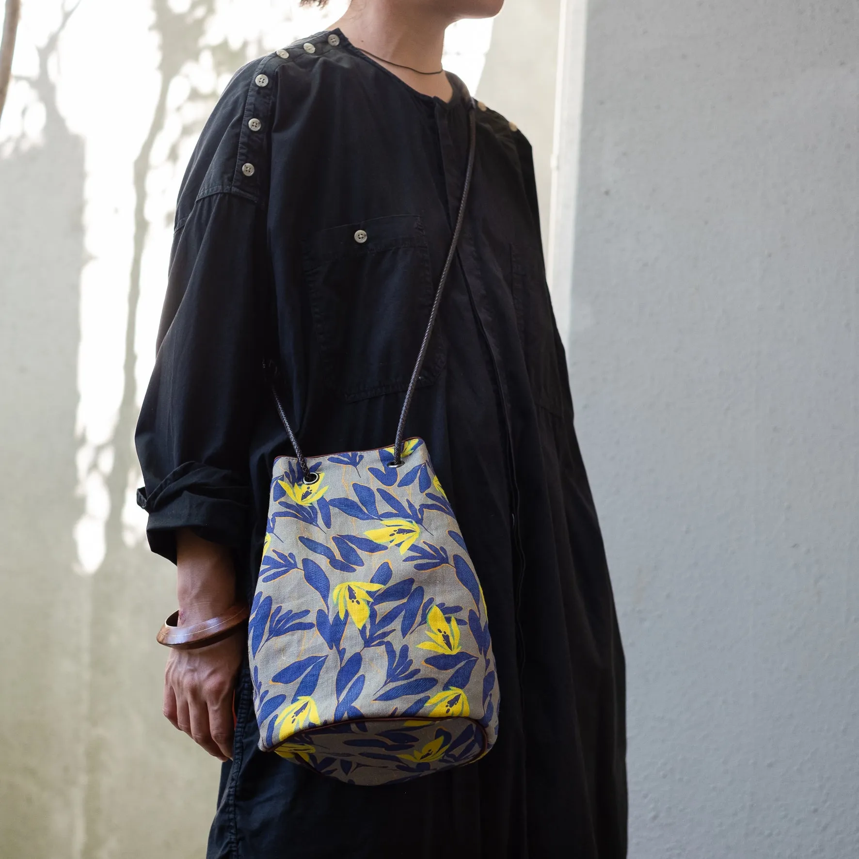 Linen bucket bag 'Salisbury'