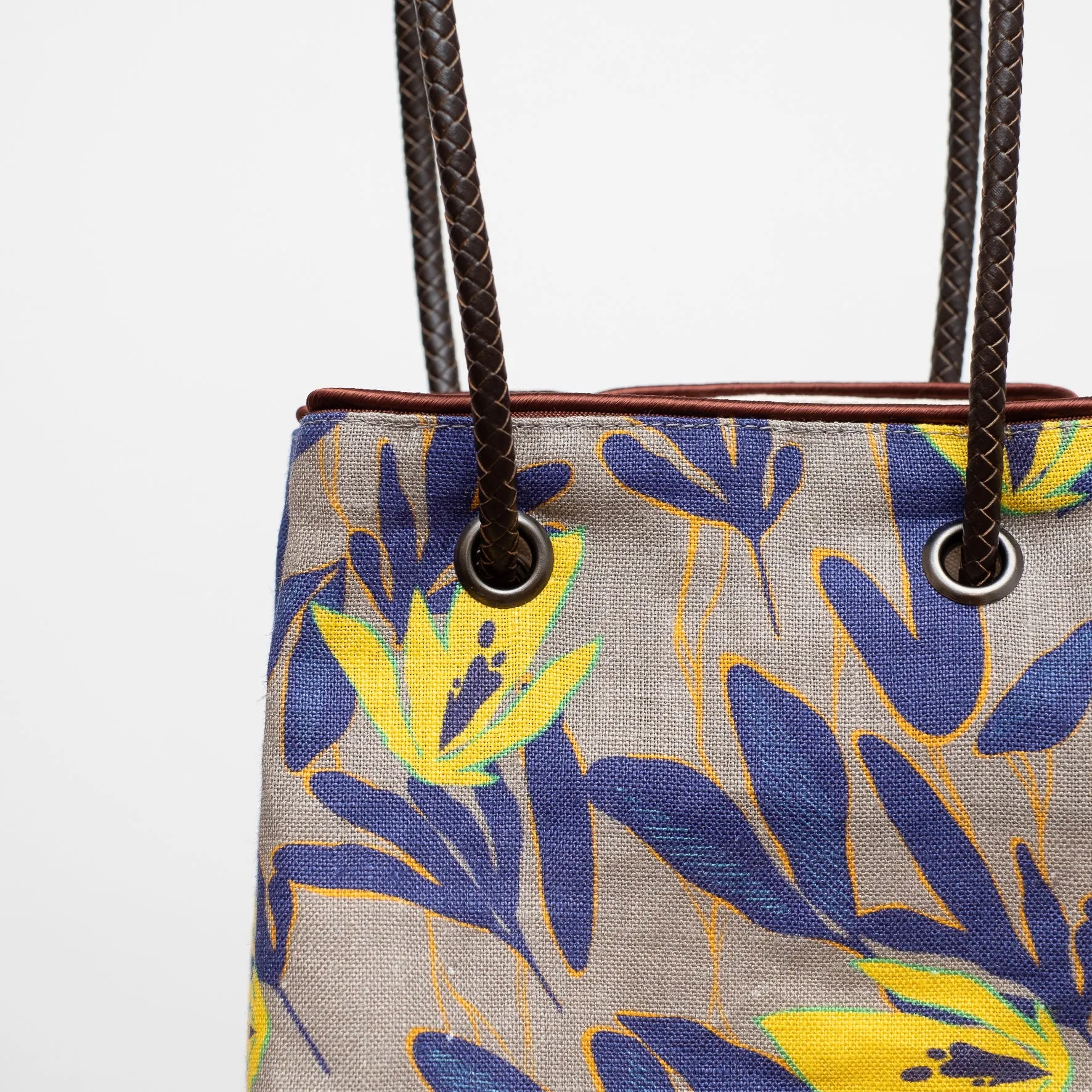 Linen bucket bag 'Salisbury'