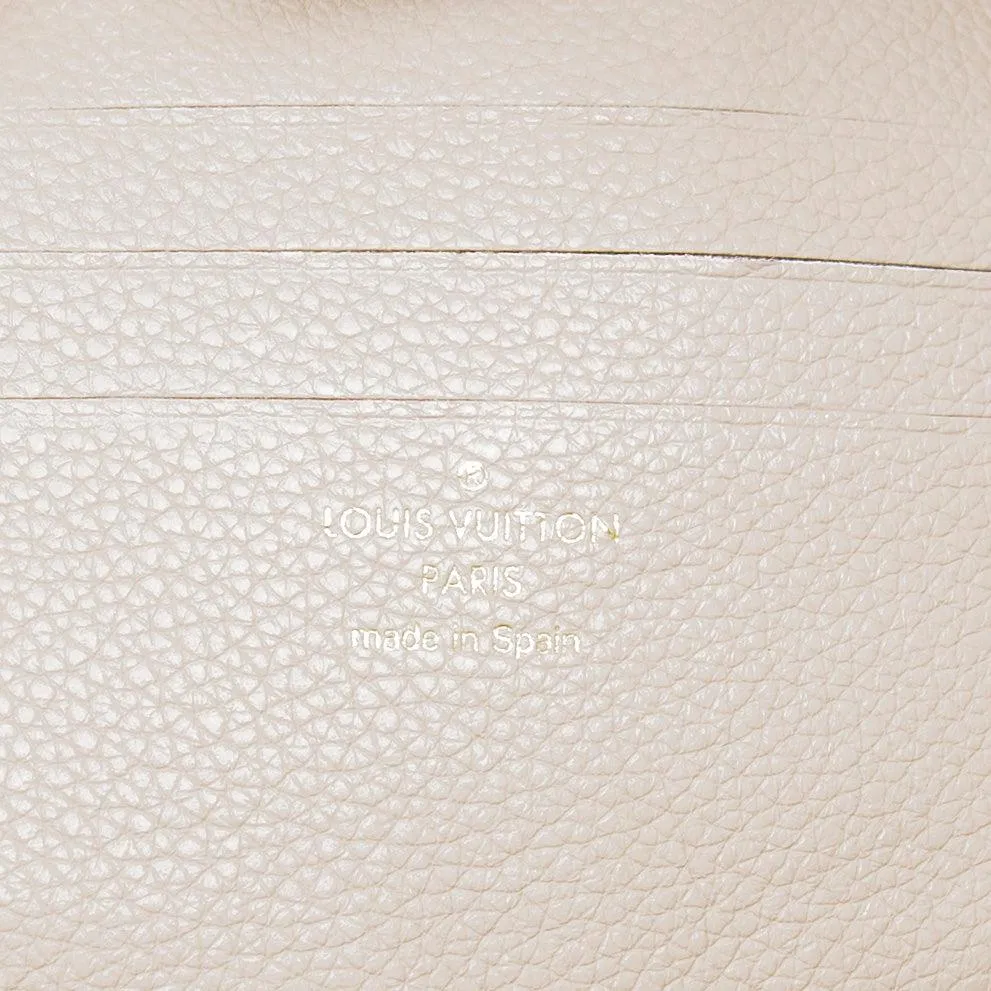 Louis Vuitton Greige Nano Lockme Bucket Bag
