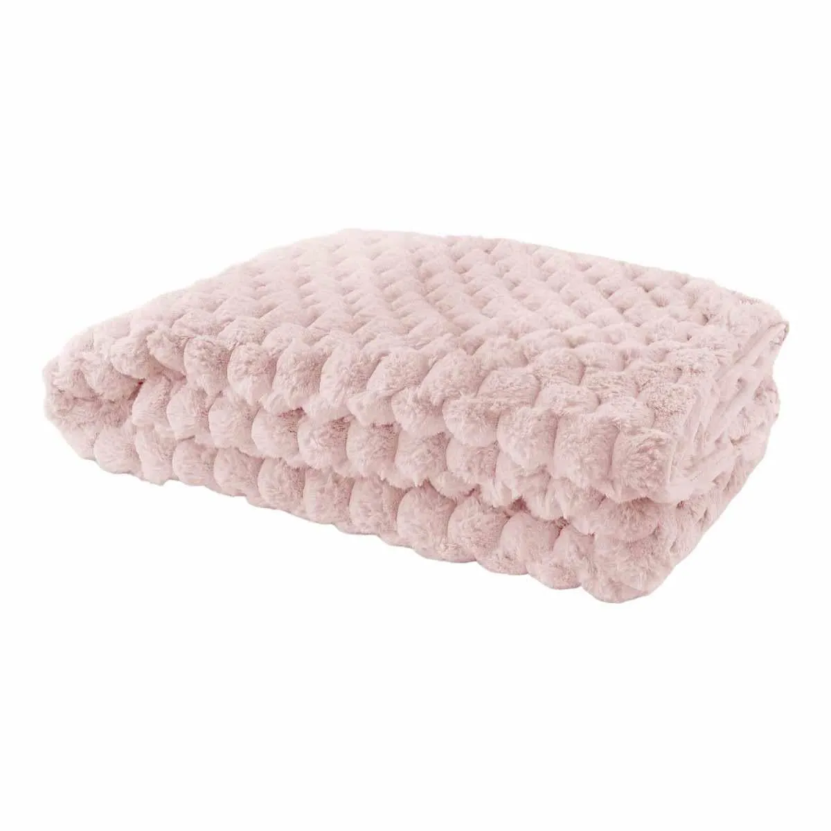 Lush Luxurious Fluffy Faux Rabbit Fur Throw Blanket