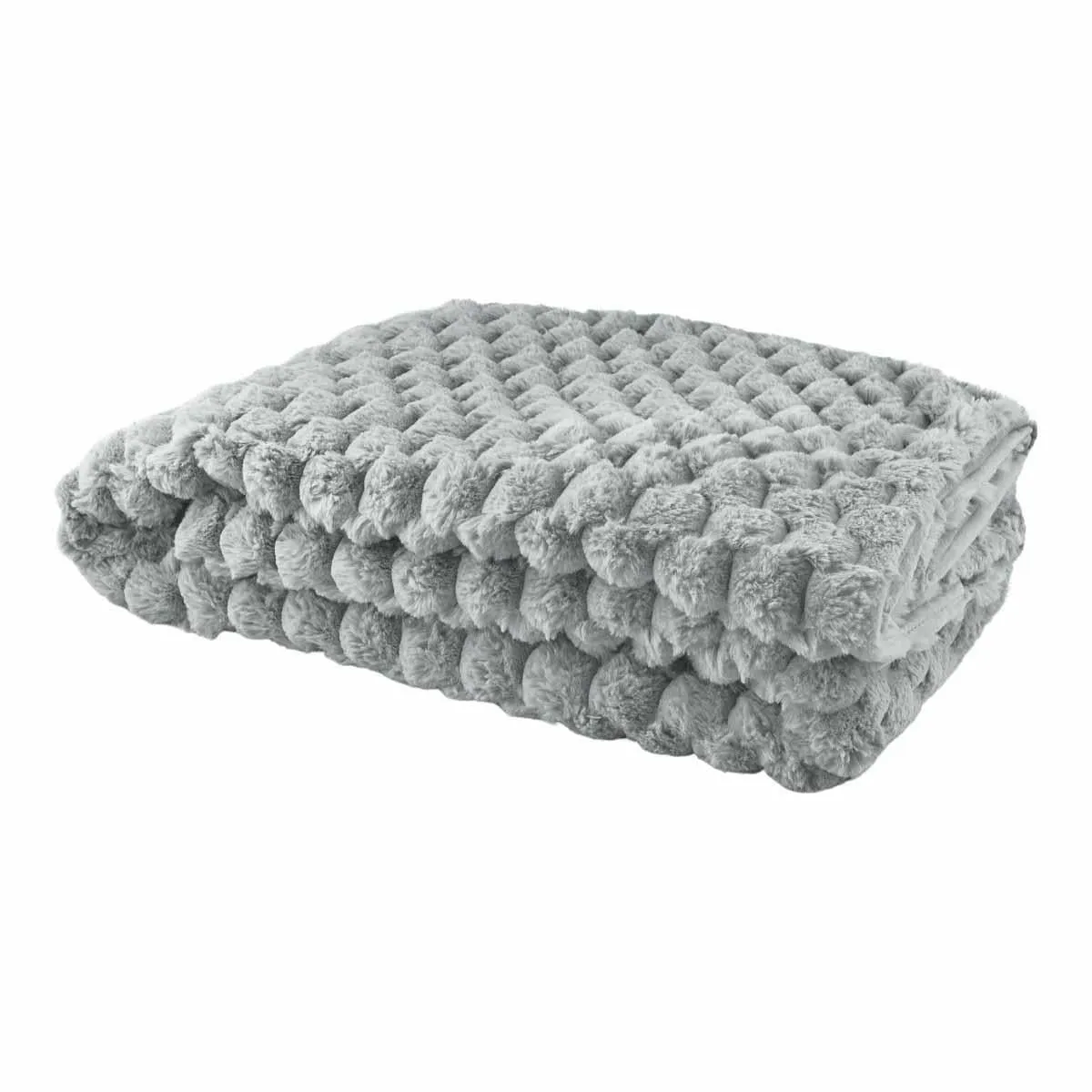 Lush Luxurious Fluffy Faux Rabbit Fur Throw Blanket