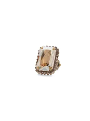 Luxurious Emerald-Cut Cocktail Ring - RBT69AGAP