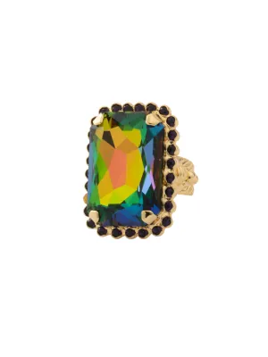 Luxurious Emerald-Cut Cocktail Ring - RBT69BGVO