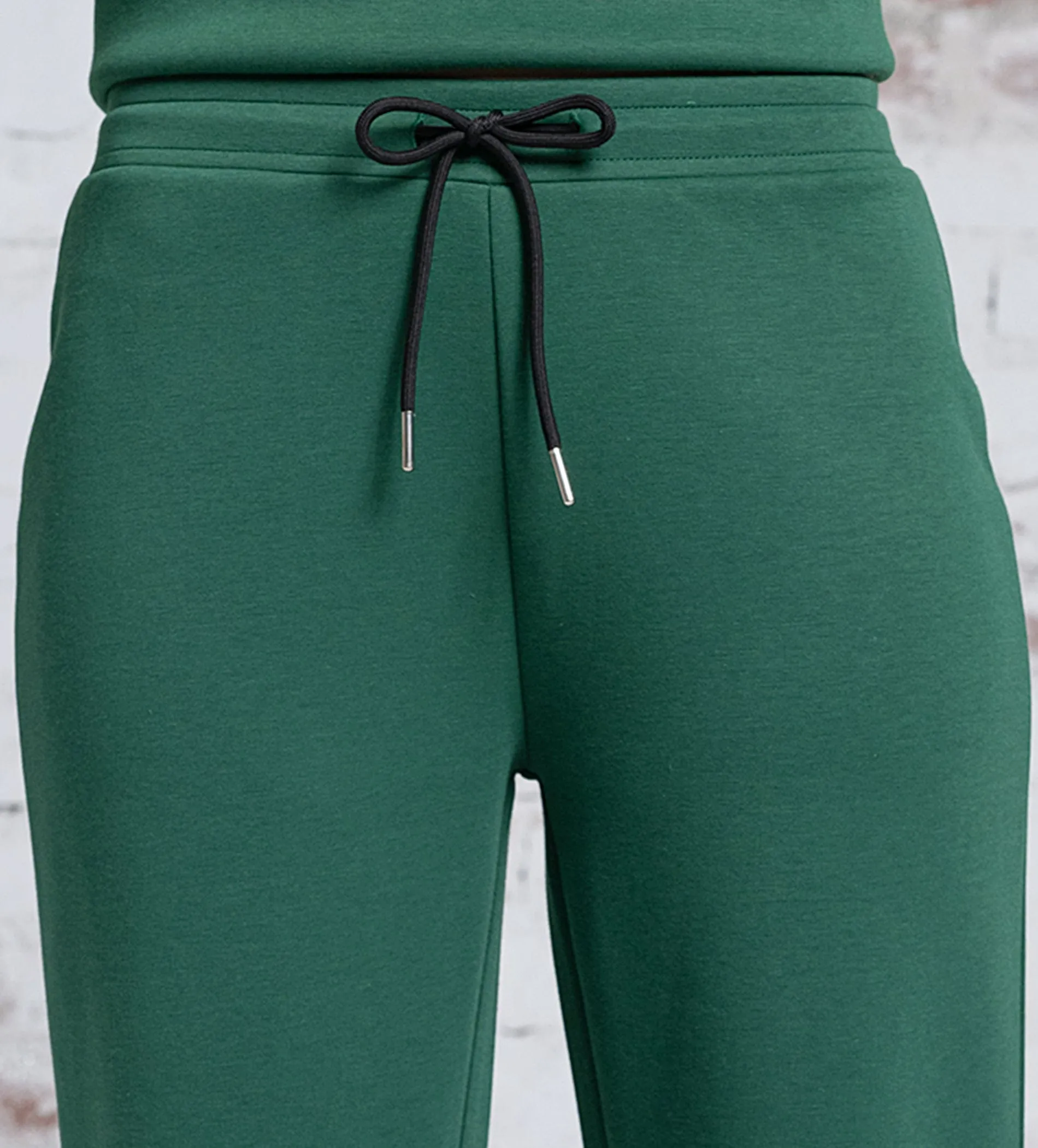 Luxurious emerald green Scuba Trackpant