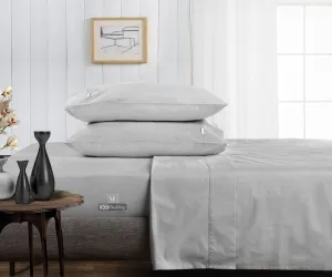 Luxurious Light Grey Sheet Set