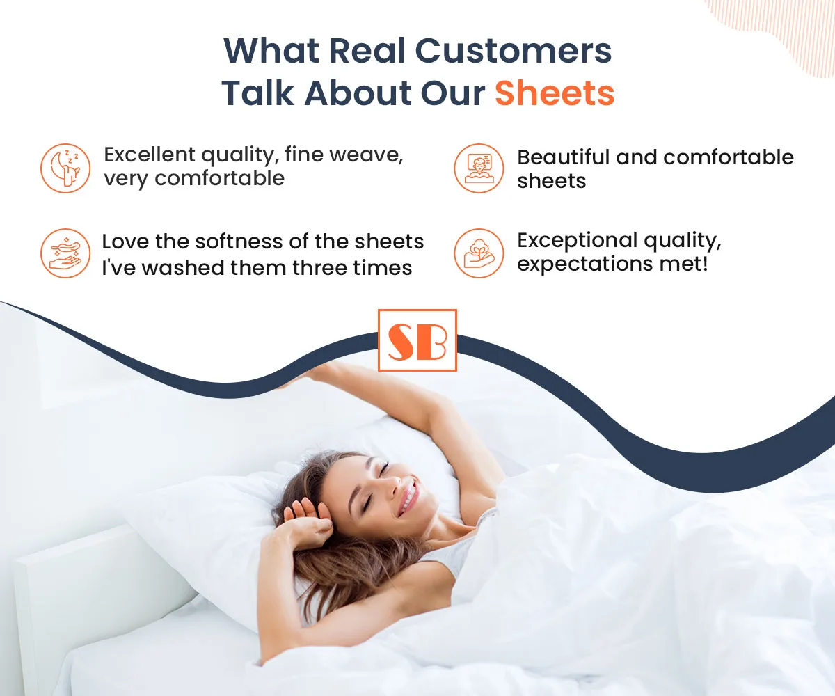 Luxurious Light Grey Sheet Set