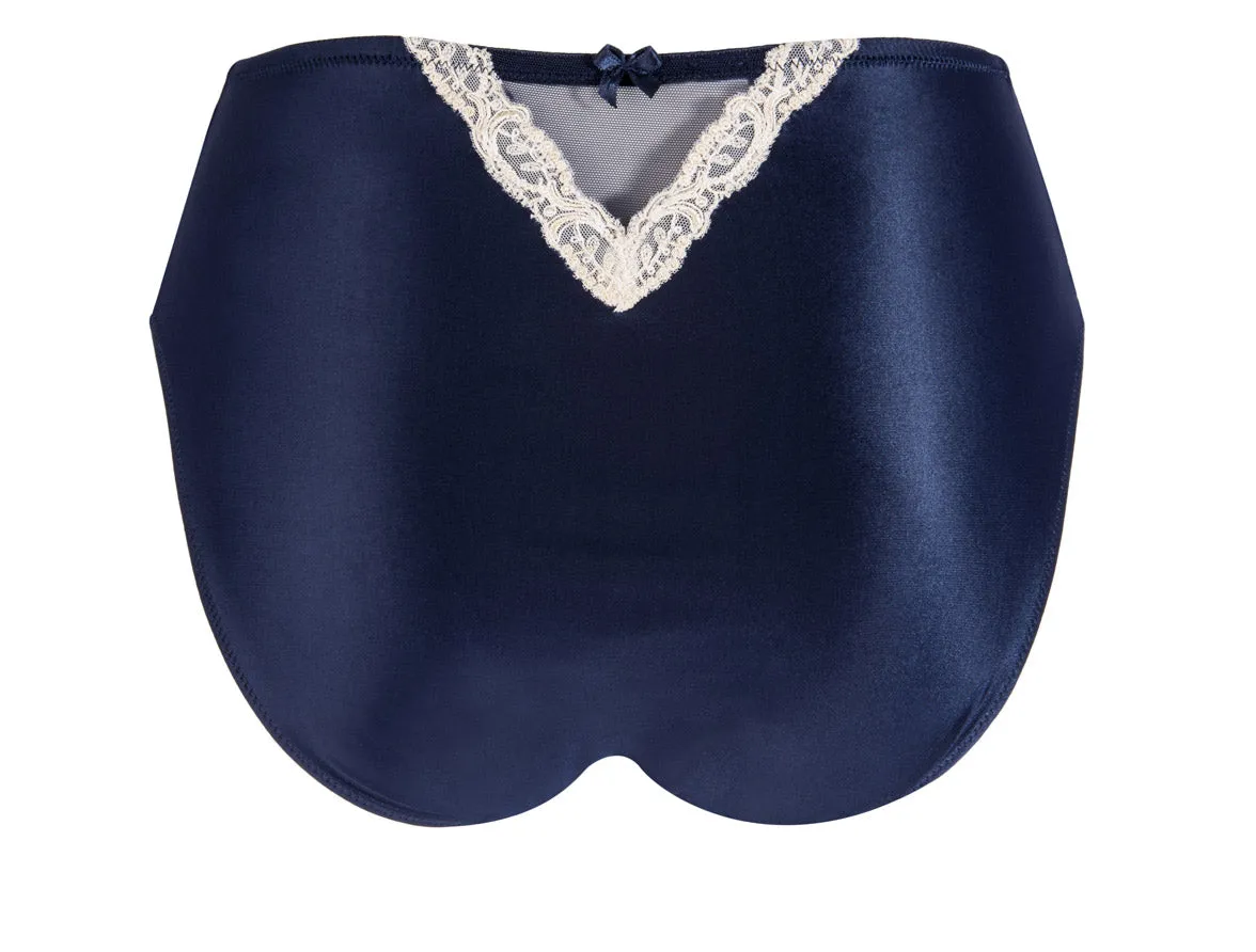 Luxurious Silk Embroidered Full Brief