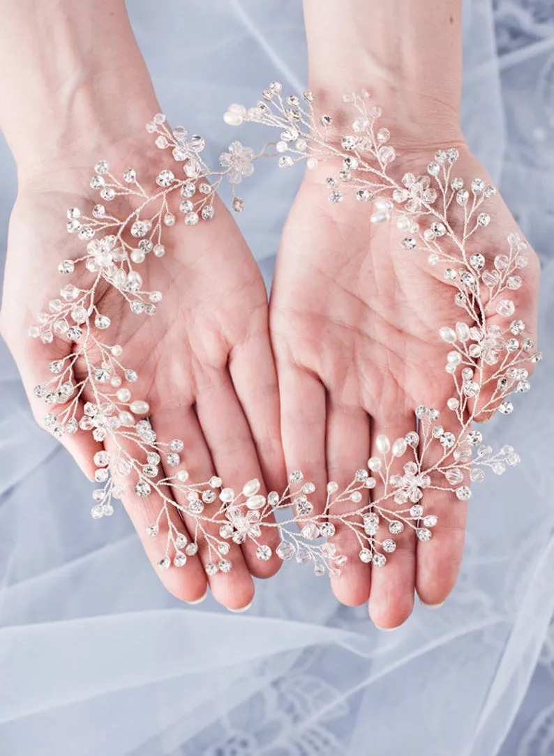 Luxurious Wedding Hair Accessories For Women Flower Headbands