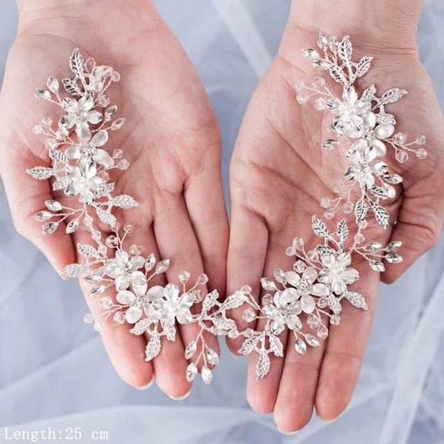 Luxurious Wedding Hair Accessories For Women Flower Headbands