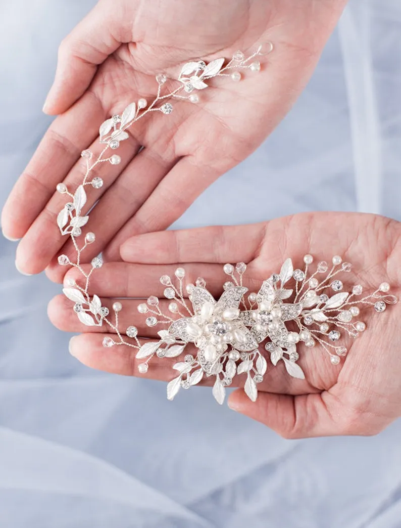 Luxurious Wedding Hair Accessories For Women Flower Headbands