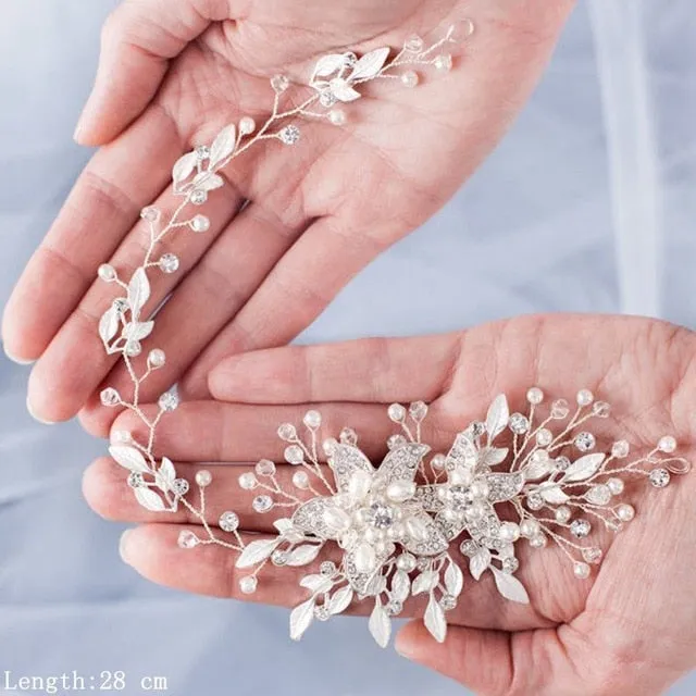 Luxurious Wedding Hair Accessories For Women Flower Headbands