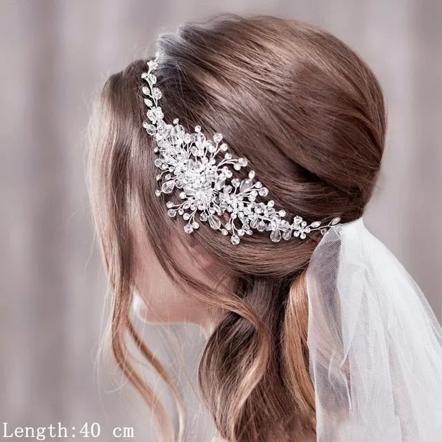 Luxurious Wedding Hair Accessories For Women Flower Headbands